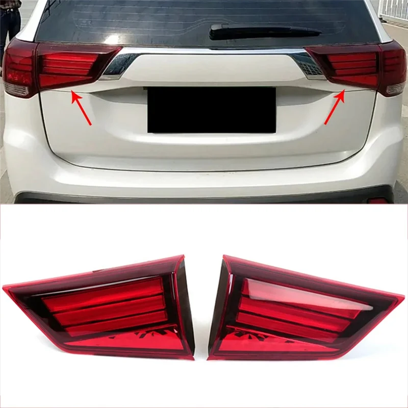 AEA7-الخلفية الذيل ضوء الفرامل ضوء بدوره مصباح إشارة وقف تحذير ضوء لميتسوبيشي أوتلاندر PHEV 2016-2021 #3