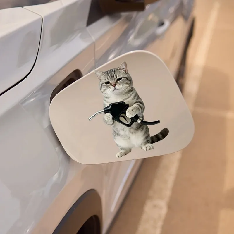 1pc Car Stickers Perfect for Your Gas Cap—waterproof Easy To Apply and Leaves No Residue—add Some Fun To Your Car! view 5