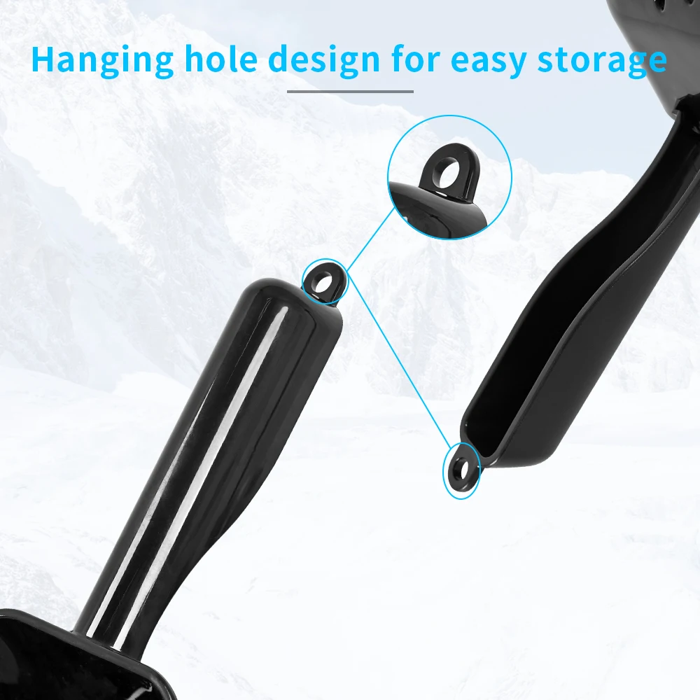 Ice Scoop ABS Shovel For Ice Grain Coffee Beans Scoops Bar Ice Scraper Kitchen Storage Tool  Measuring Coffee Spoon Kitchen