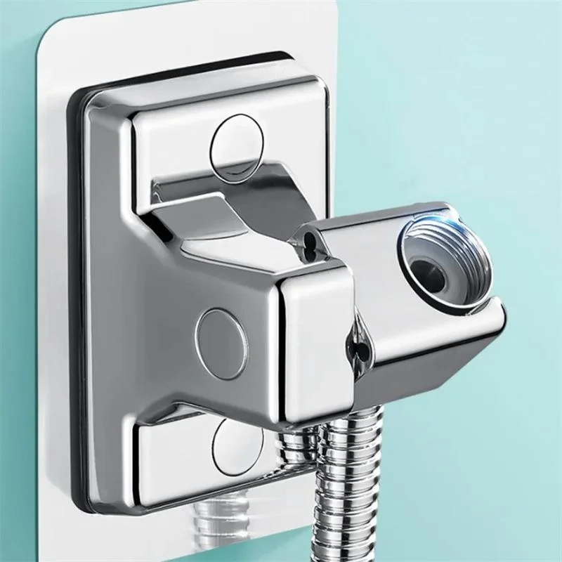 Universal Shower Head Holder Adjustable Shower Wand Holder Wall Mount Bracket Bathroom Accessories