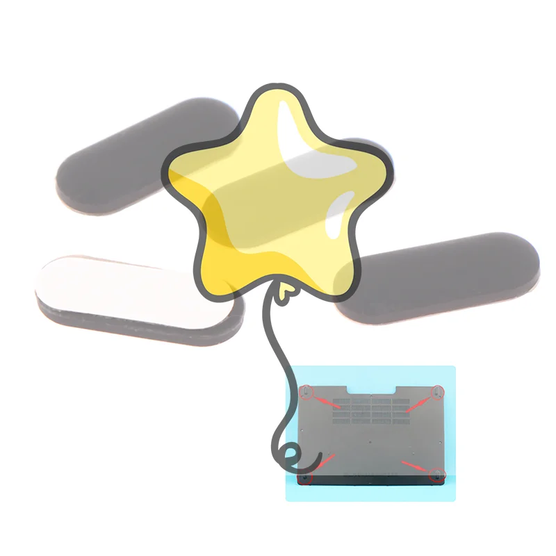 

Резиновые ножки для ноутбука Dell E7440 E7240 E7250 E7450 E7270 E7470, нижняя накладка