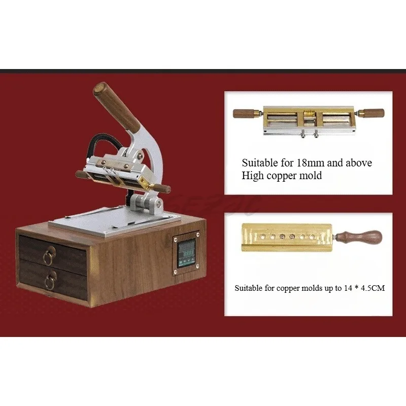 WT-90XT Box Type Hot Seal Machine Leather Goods Number Plate Wallet Typeface Multifunctional Hot Stamping Machine - Image 6