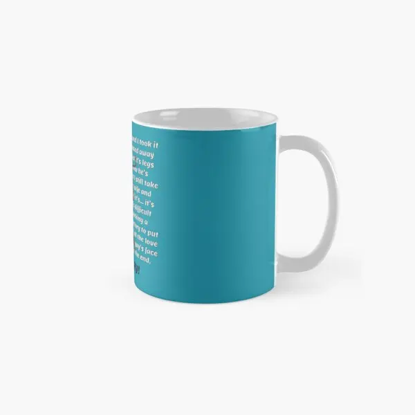 Shrimp Sob Story Shark Tale Classic  Mug Photo Picture Gifts Cup Printed Drinkware Coffee Design Image Handle Round Tea Simple