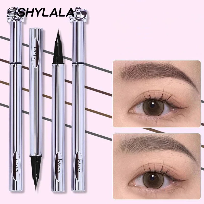 超極細アイブロウペン　長持ち、にじみにくい、防水、汗に強い、高発色、簡単塗布リキッドアイブロウペンシル