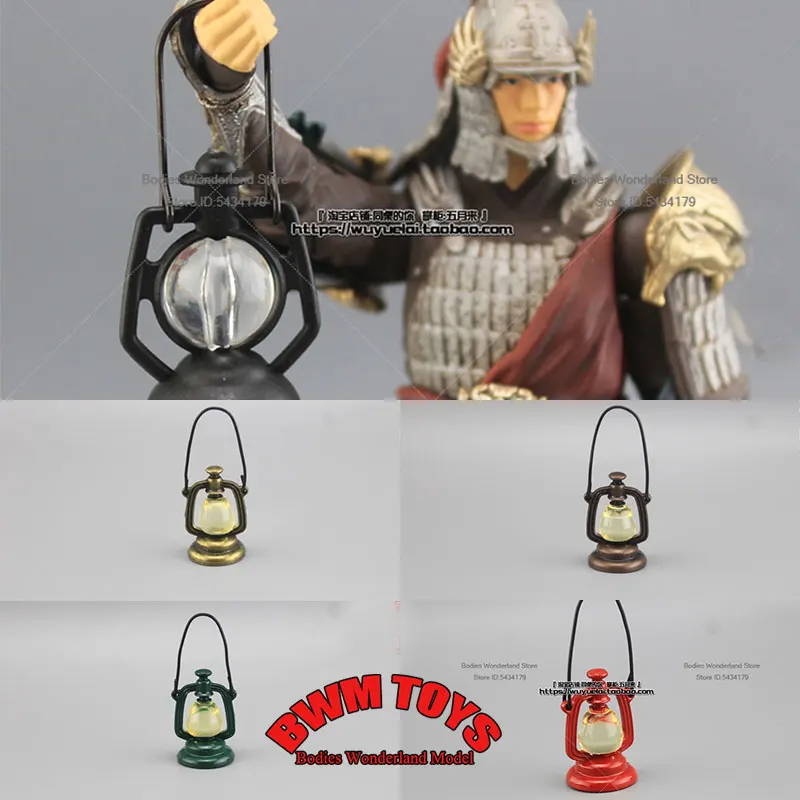 

In Stock 1/6 1/12 Scale Soldier Miniature Retro Oil Lamp Dollhouse Model Accessories For 12'' 6'' Action Figure