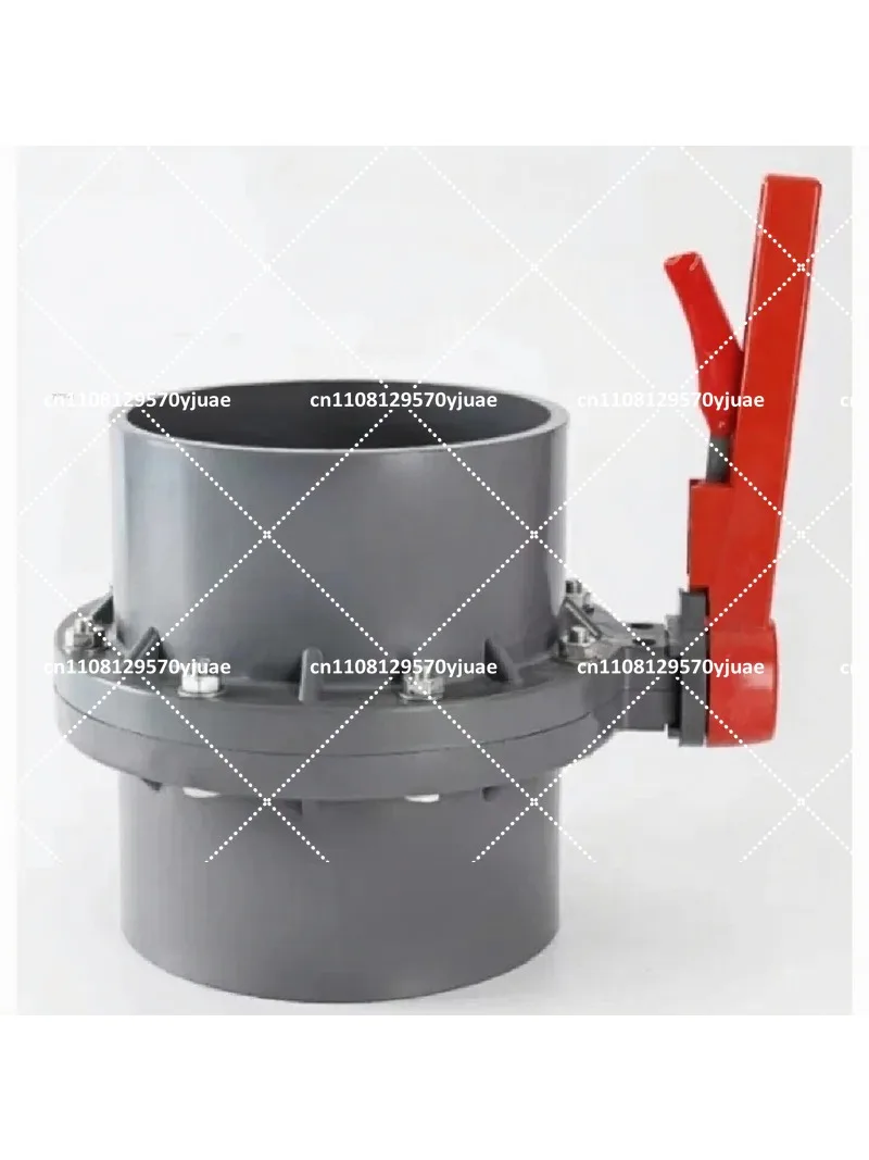110mm PVC  Valve Full Lug Lever Handle for Aquaculture Water Pipe Control