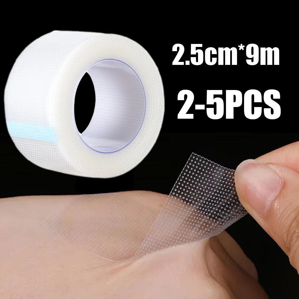 2-5PCS Tearable Pressure Sensitive Adhesive Tape Transparent Medical Adhesive Plaster Breathable Wound Bandage Foot Heel Sticker