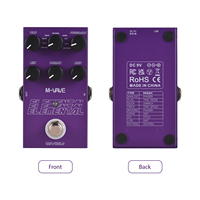 M-VAVE ELEMENTAL Delay Guitar Effects Pedal TIME/9 Delay Effects Type/FEEDBACK/MIX/PARAM/MOD Knob DC 9V 6.35mm Guitar Pedal