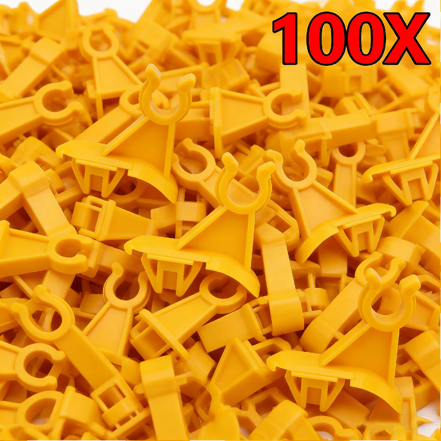

100 Pieces Hood Bonnet Stay Prop Clip Clamp Retainer Connect Support Rod Front for Car Ford Transit Connect 2003 - 2013