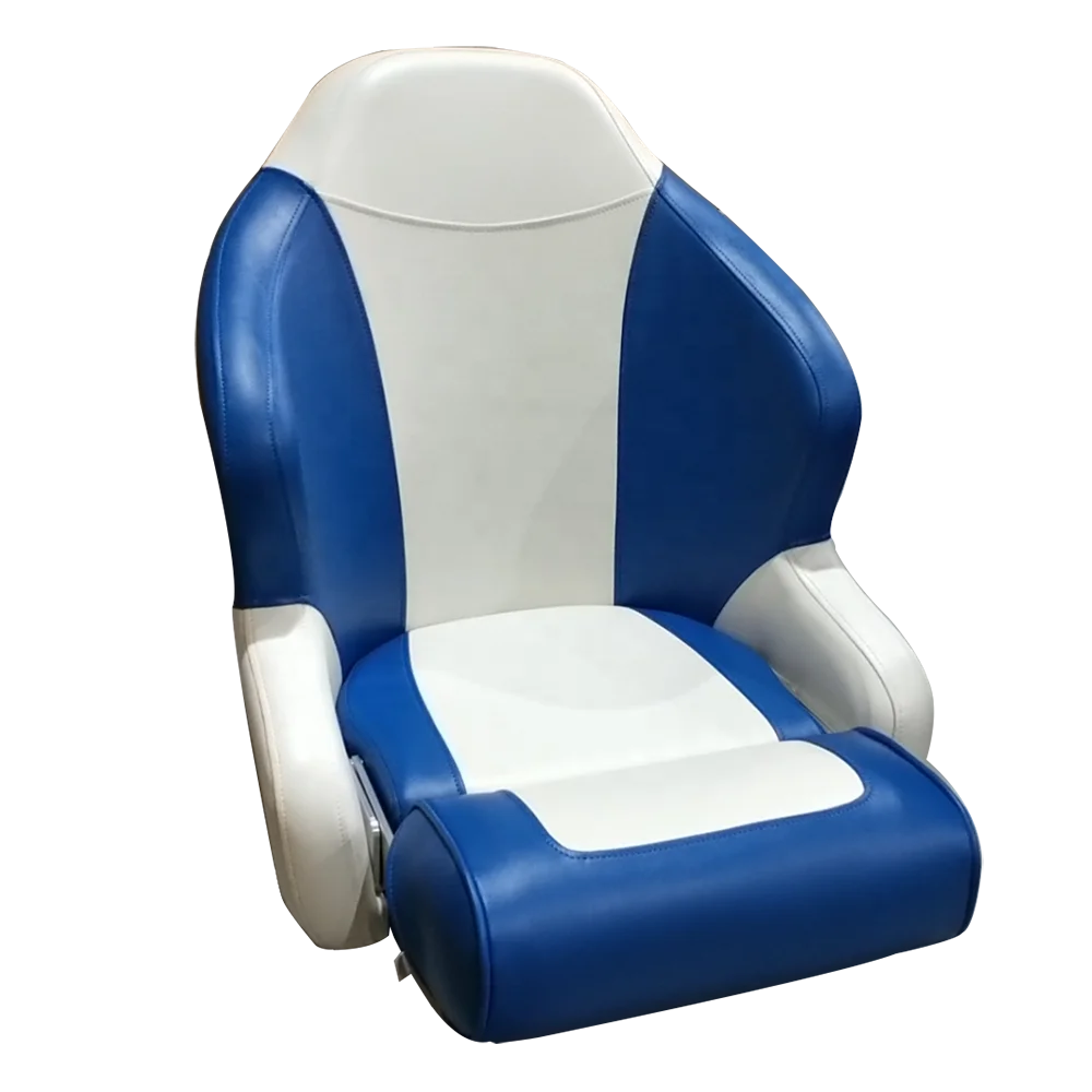 ITOPWELL Deluxe Captain Boat Seats Comfortable Flip-Up Design Aluminum Stainless Steel Marine Grade Pontoon Marine Supplies