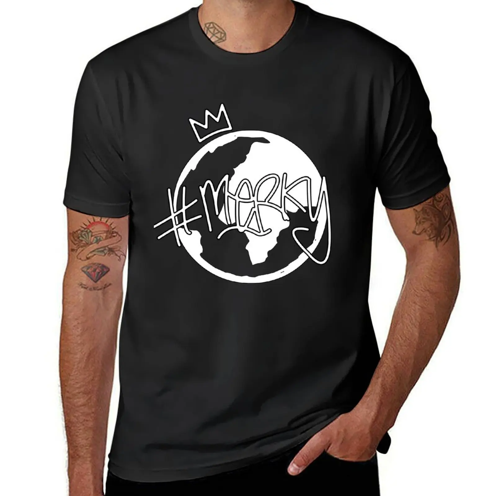 #MERKY GLOBE - STORMZY BLACK T-Shirt oversized boys whites clothes for men