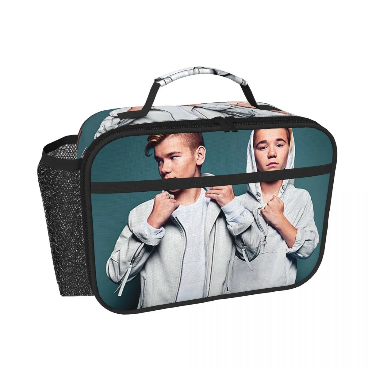 Marcus And Martinus Sweden Norway Eurovision Insulated Lunch Bag for Women Children Portable Food Boxes Thermal Lunch Box Tote