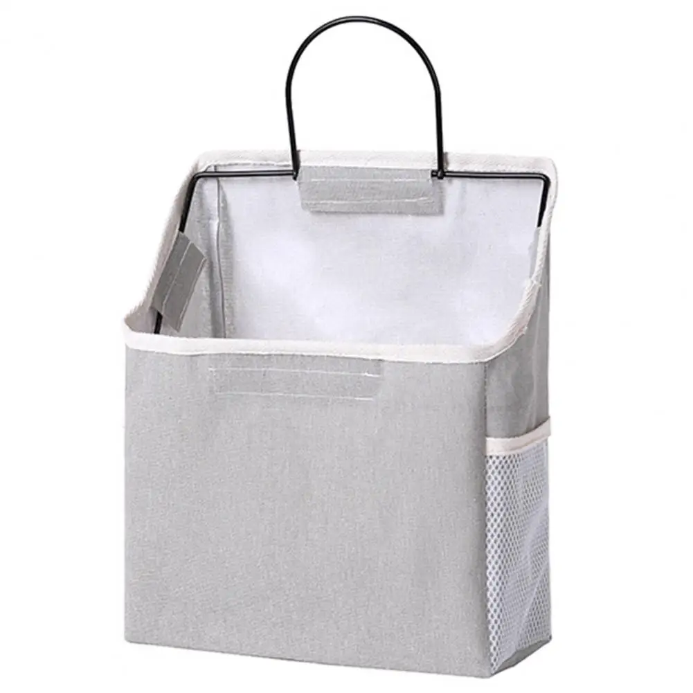 Bedside Storage Organizer Hanging Bedside Caddy Capacity Hanging Storage Bag with Mesh Pocket Multi-functional Bedside Organizer