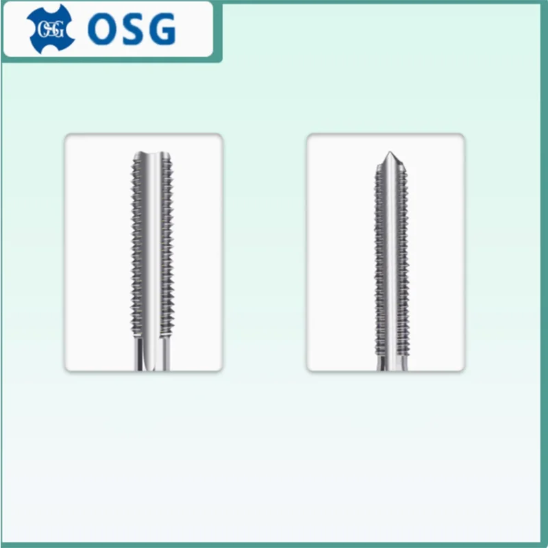 YRFL OSG 3PCS HSS M1~M12 UNC 2-56 W 5/32 Straight Fluted Screw Thread Tap Metric Plug Hand Taps Drill Bit Set Power Hand Tools