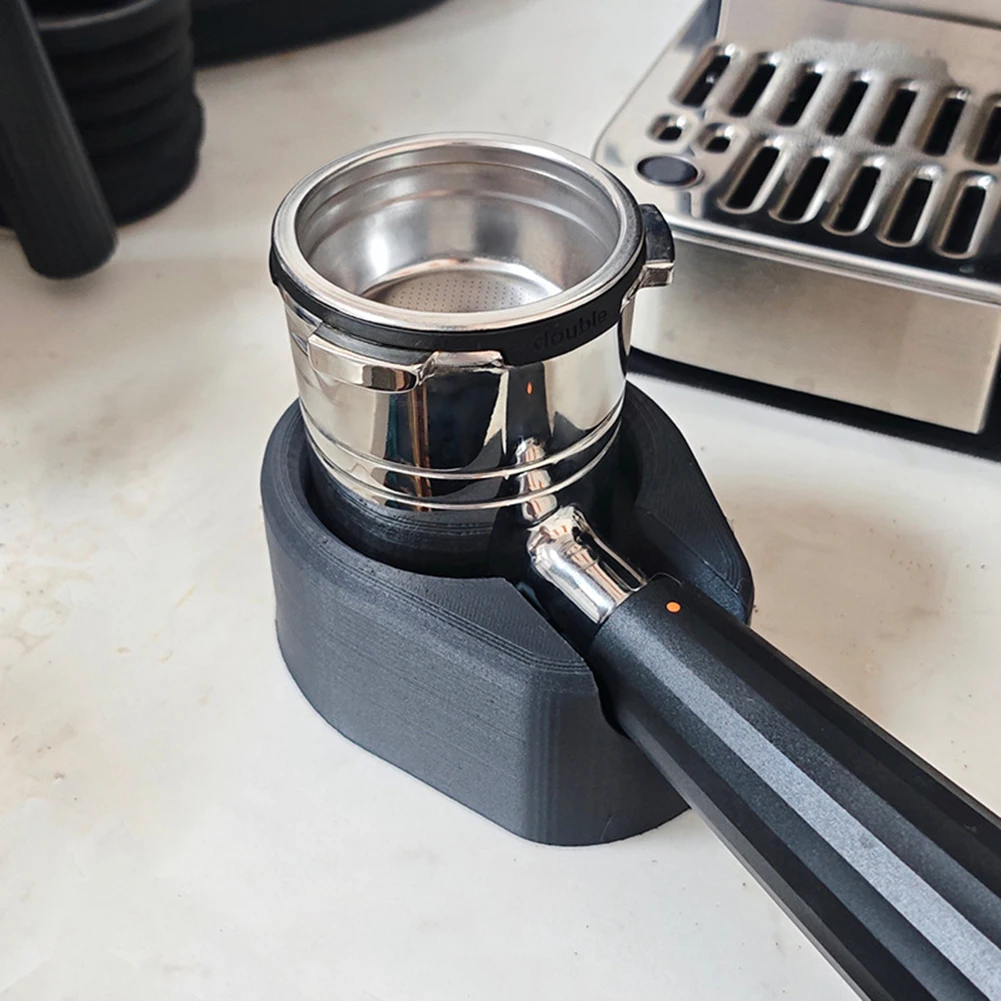 

Espresso Portafilter Holder and Tamper Stand for NJ ES601 655 701 helping reduce spills and improve tamping consistency