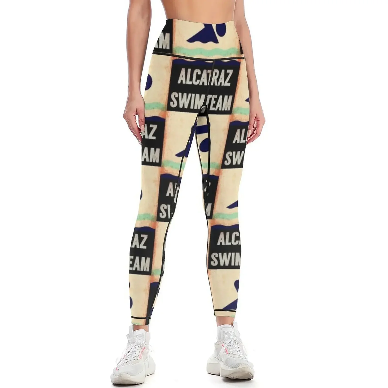 

Alcatraz Swim Team Leggings Sports female Women sportwear sportswear gym sports for gym Womens Leggings