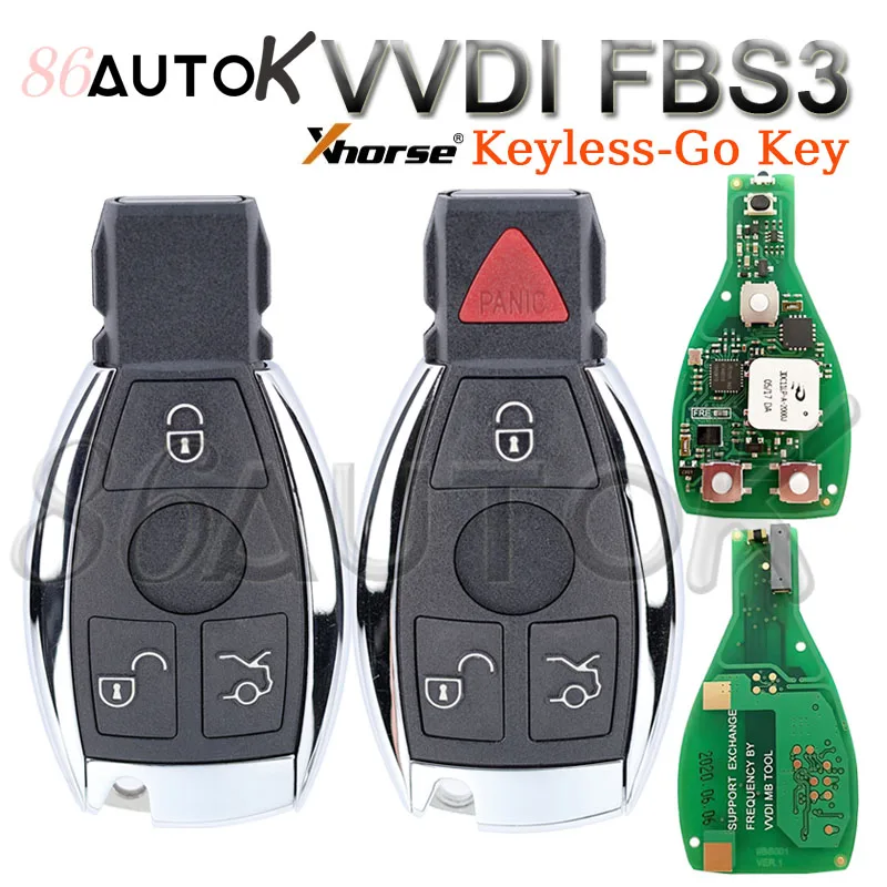 Xhorse XSBZ01EN VVDI FBS3 MB Car Universal Keyless Smart Remote Key 433/315MHz for Benz W204 W207 W212 W164 W166 W221 Car Key