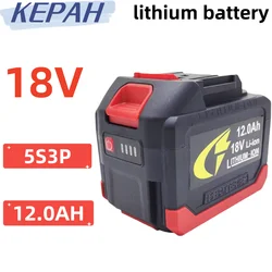 5S3P 18V Makita 18650 lithium battery can charge 12000mAh. Battery with high current and high discharge. Charger.