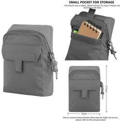 Bolsa MOLLE ligera multiusos para chaleco táctico o cinturón