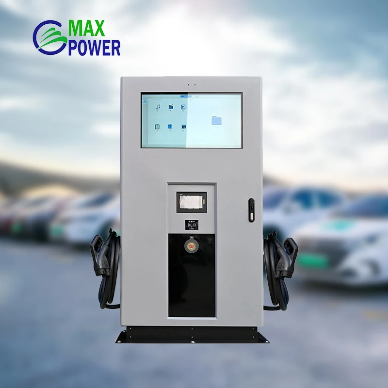 OEM ODM RFID Wi-Fi DC Fast 40 кВт Напольная подставка Рекламные зарядные устройства для электромагнитов с экранами