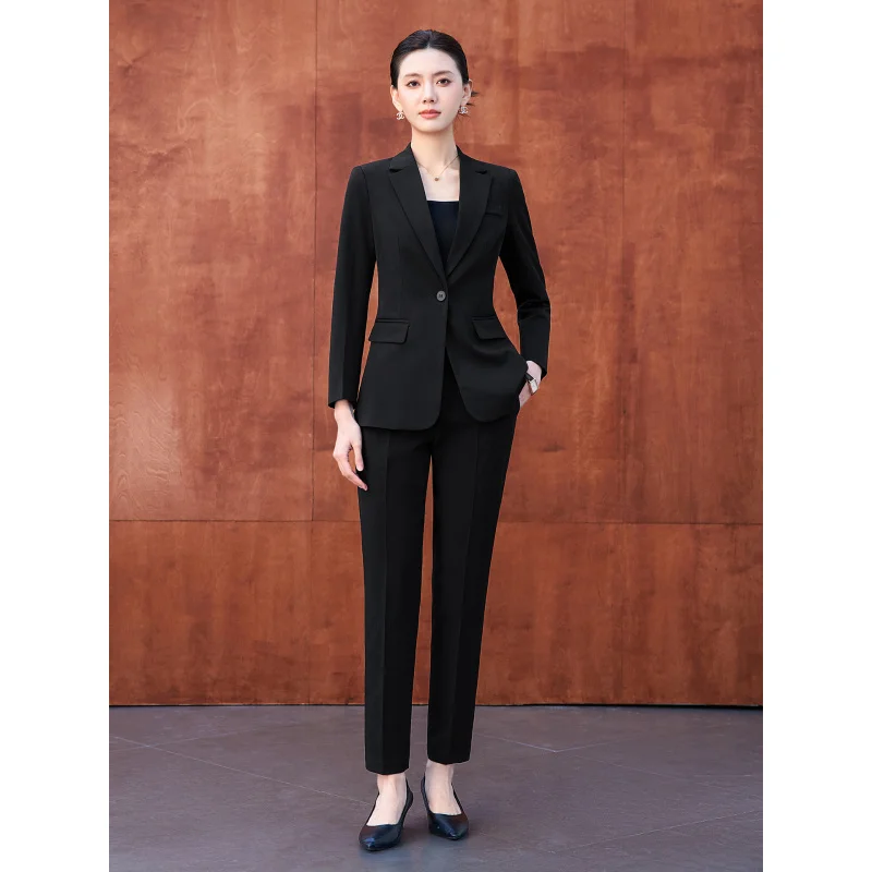 

Civil service interview suit, formal women's suit, professional attire, college student workplace commuting, lawyer business sui