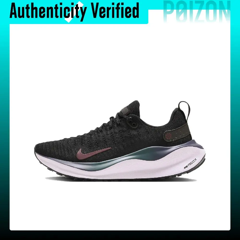 Nike React Infinity Run Flyknit 4 Low top Running Shoes Women's Black DR2670-008