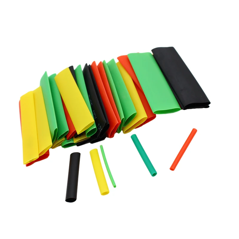 127-800pcs Heat Shrink Tube Thermoresistant Heat-shrink Tubing Wrapping Kit Electrical Connection Wire Cable Insulation Sleeving