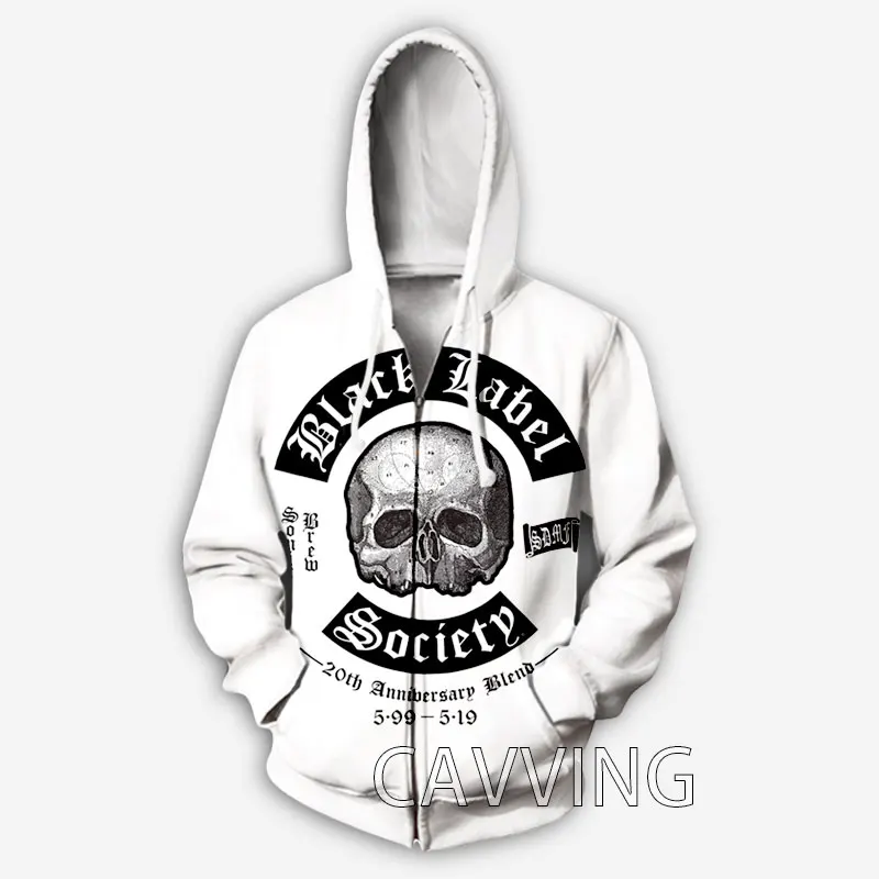 New Fashion Women/Men's 3D Print  BLACK LABEL SOCIETY  Zipper Hoodies Zip Up Hooded Sweatshirts Harajuku Hoody Sweatshirts  Z01