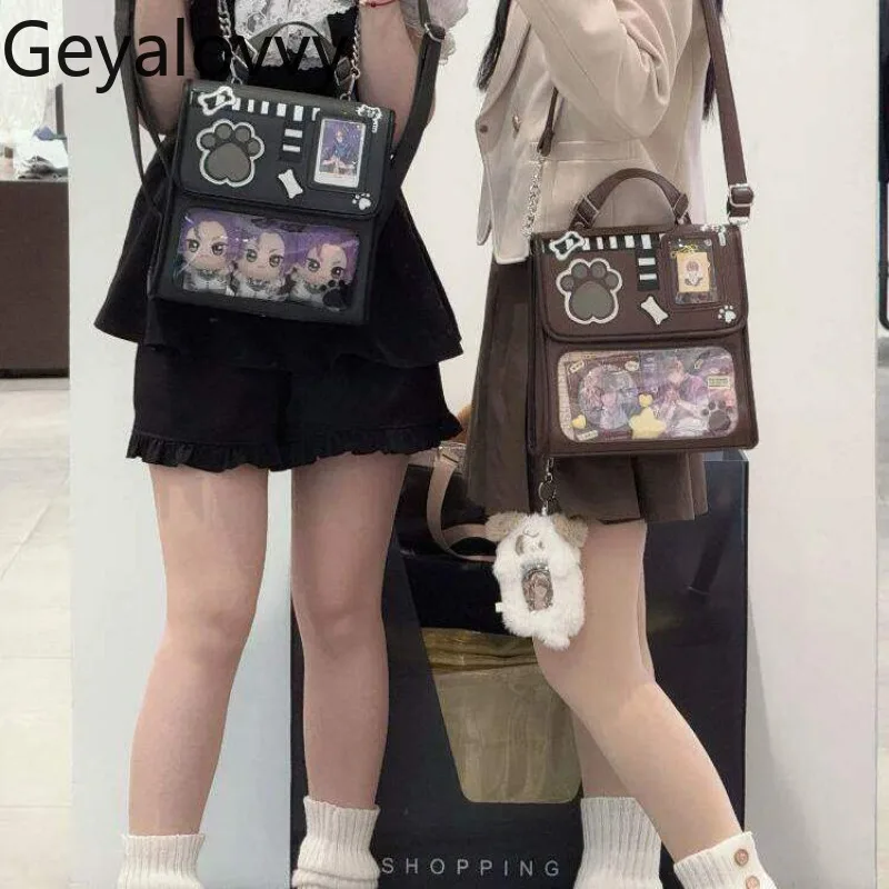 

Japanese-inspired Original Design Crossbody Backpack 2026 New Niche Anime Style Sweet & Versatile Casual School Bag for Students