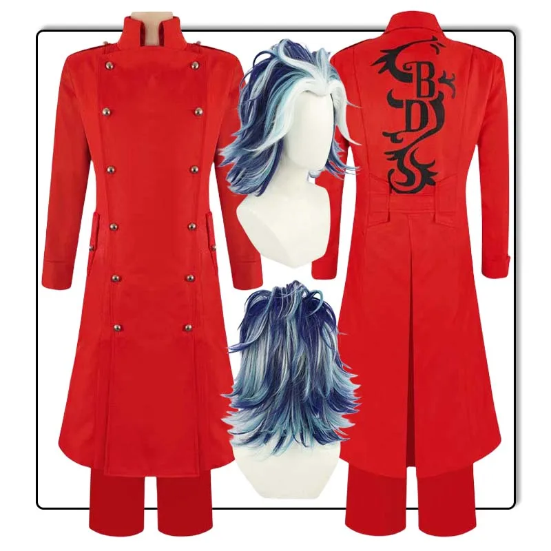 

Anime Tokyo Revengers Daiju Shiba Cosplay Costumes Taiju Shiba Red Trench Uniform Generation Tokyo Manji Gang Clothes for Adult