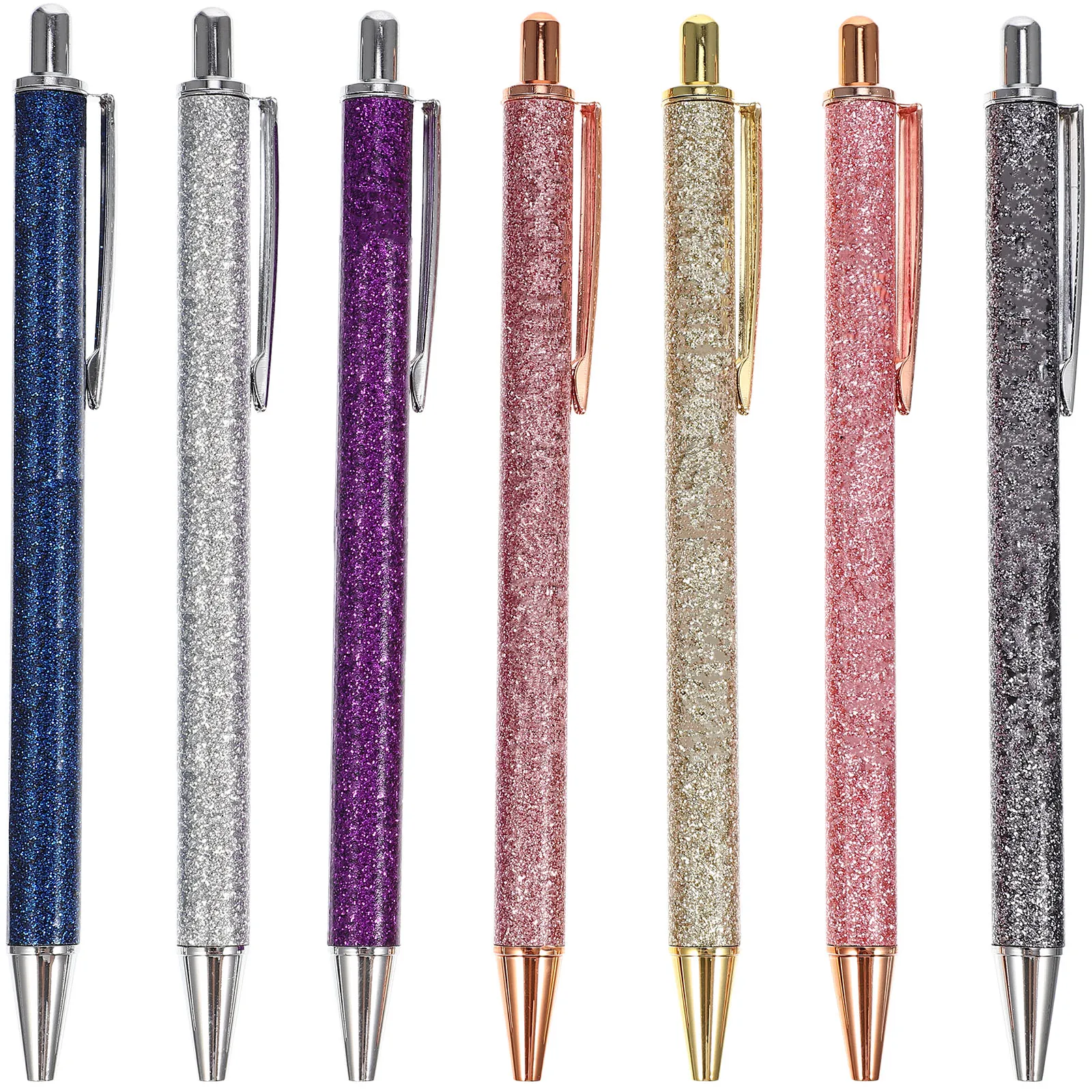 

7pcs Creative Ballpoint Pen Set Stylish Smooth Writing Pens Office Signature Stationery Funny Prank Gift For Students Office