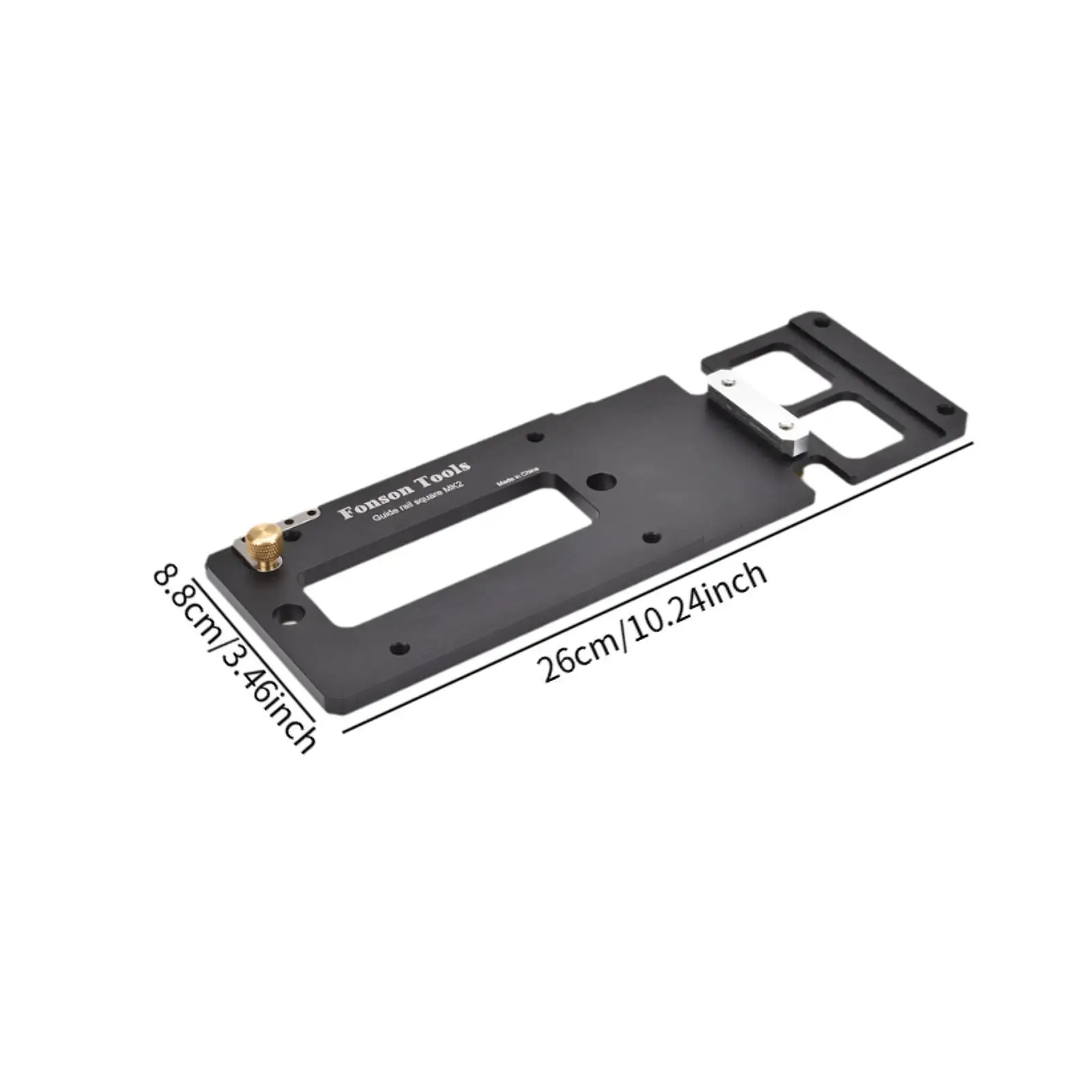 Track Saw Square Guide Rail Angle Stop Guide Rail Screws Hardware Right Angle Attachment Metalworking Power Tool Accessories
