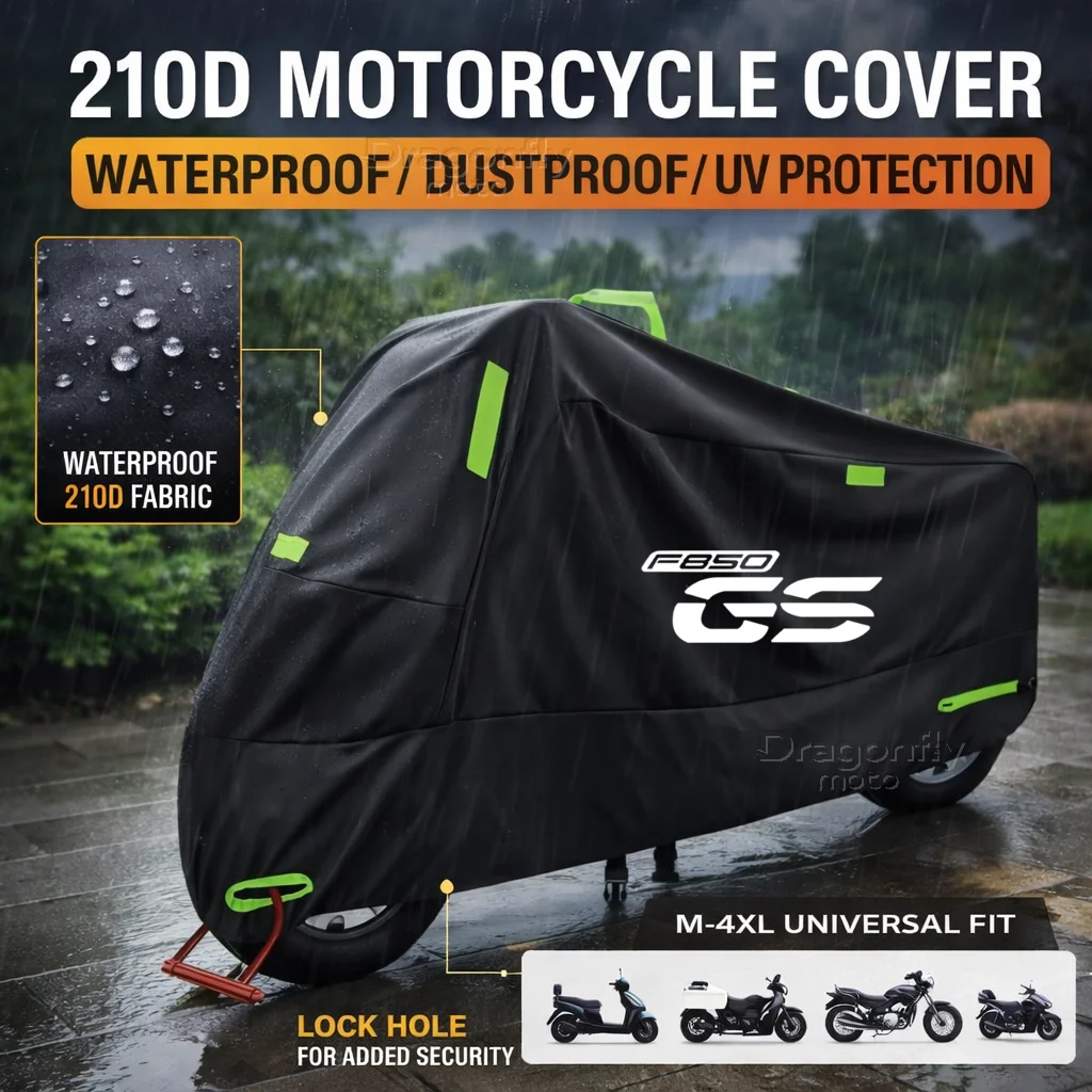 

For BMW F850GS ADVENTURE F850GS 2018-2022 2019 2020 2021 Motorcycle Cover Waterproof Outdoor Scooter UV Protector Rain Cover