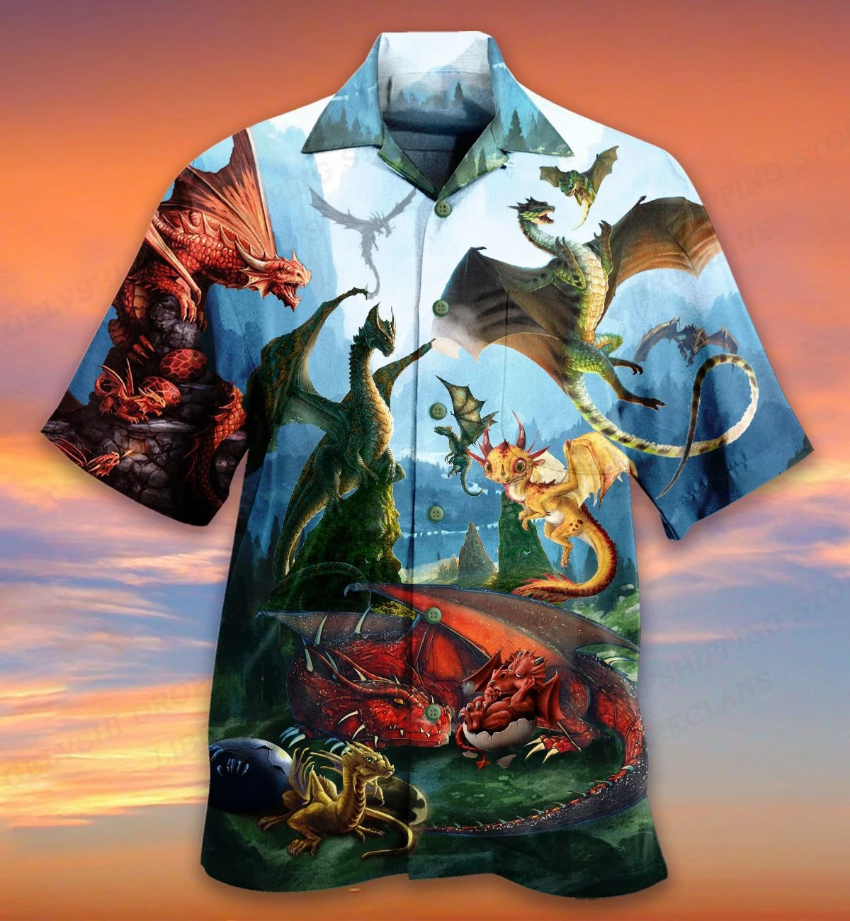 Men's Beach Shirts Dart 3d Printed Men Women Fashion Hawaiian Shirt Casual Blouses Vocation Lapel Boy Blouse