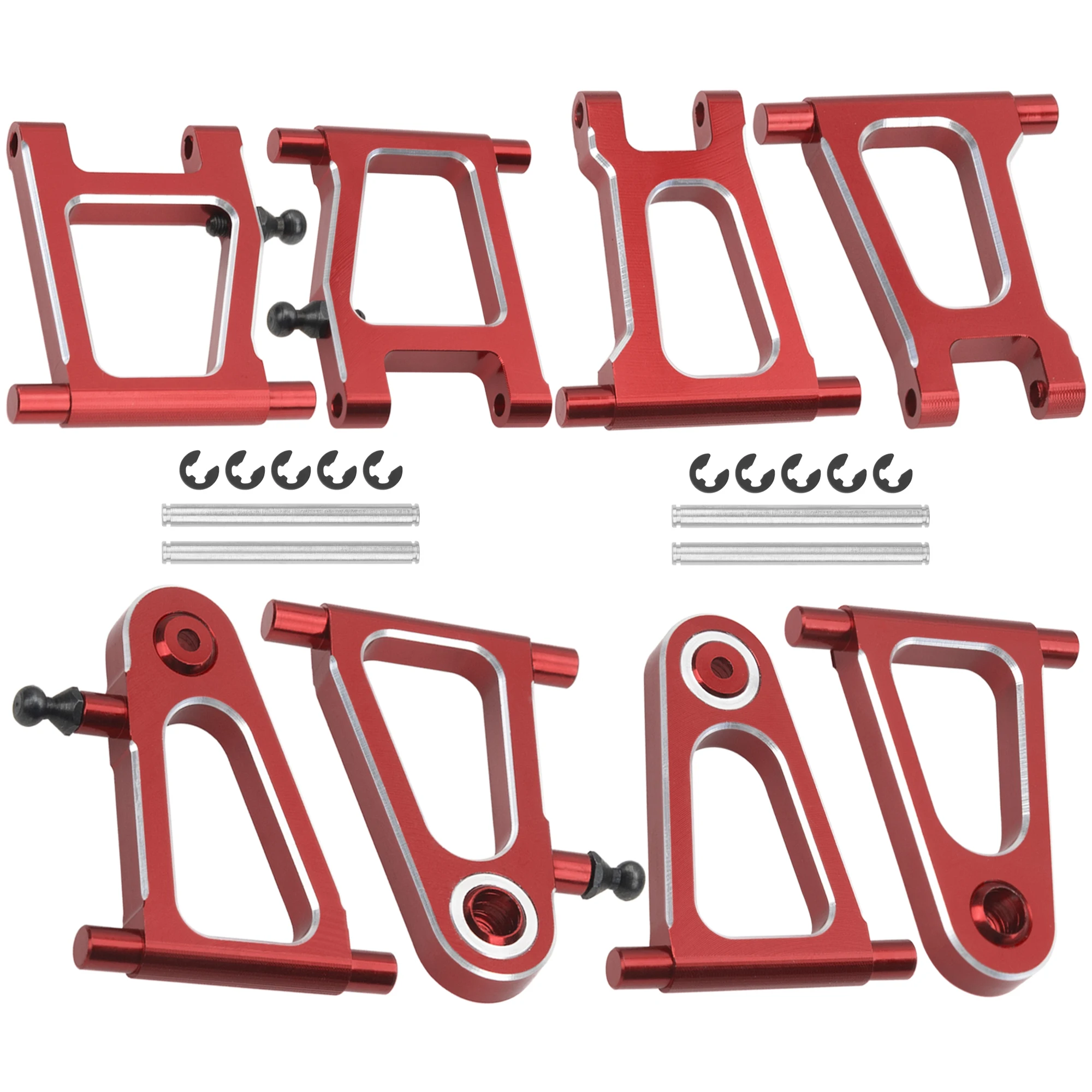 

Aluminum Front & Rear Suspension Arms Swing Arm Set for Tamiya TT01 TT01D TT01E 1/10 RC Car Upgrade Parts