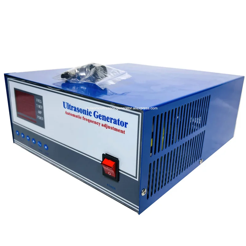 1200W 28KHz/40KHz Convertible Frequency Ultrasonic Generator For Intelligent Automatic Ultrasonic Washing System