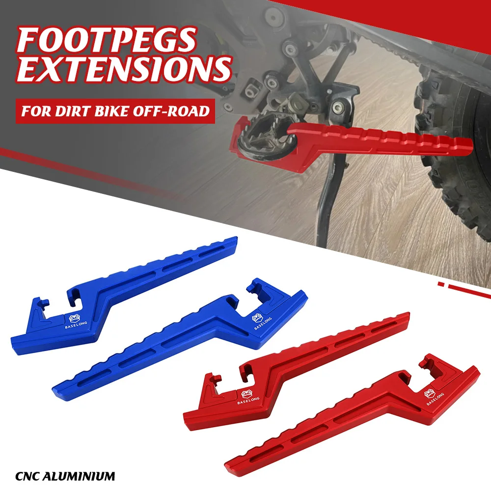 

For Honda CRF450R CRF450RWE CRF450RX CRF450X Foot Peg Passenger Extensions Footpegs Extended Motocross Bike Accessories Off-Road