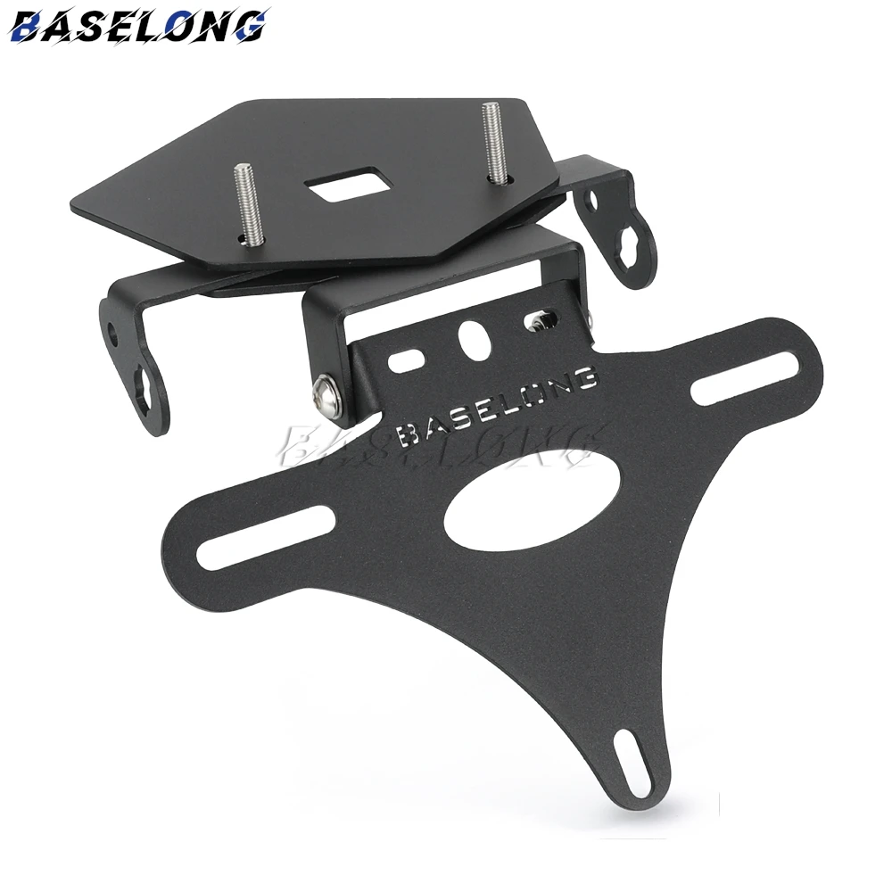 إطار حامل لوحة ترخيص الدراجة النارية مع ملحقات إضاءة LED لسيارات BMW S1000R S1000RR 2019-2026 M1000R M1000RR 2021 2022 2023