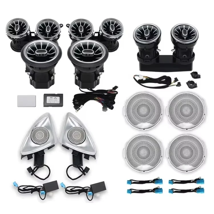 

W213 64 Colors Air Vent 4D Rotating Tweeter Ambient Light for Mercedes Benz E Class W213 E Coupe AMG E43 E53 E250