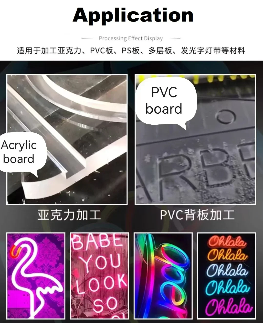 Neon Light Stripe Milling Cutter Signmaking CNC Router Bits 6mm 8mm 12mm LED Neon Bendable End Mill For Led Neon Signmaking