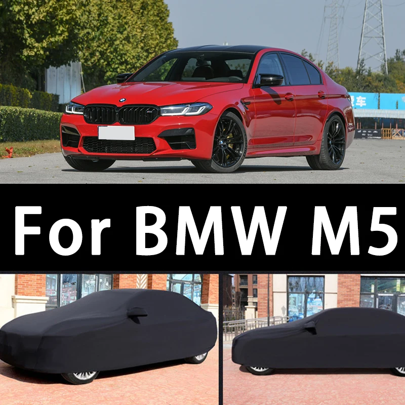 for BMW M5  outdoor Elastic carcover Sunscreen heat insulation snowcover adustprevention wear-resistant anti-static