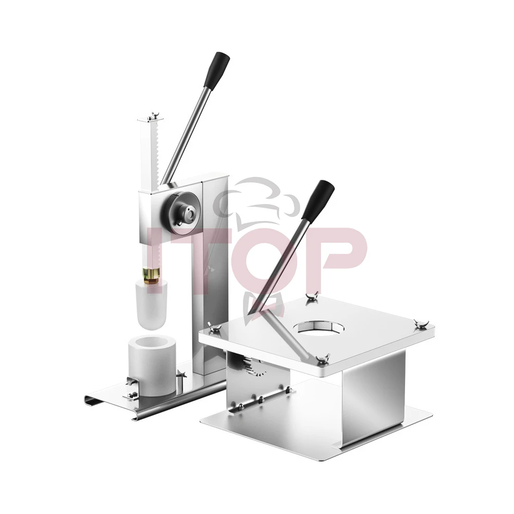 ITOP Steamed Bun Forming Making Machine Manual Steamed Stuff Bun Maker Baozi Maker 3 Sizes Molds Optional Kitchen Equipment