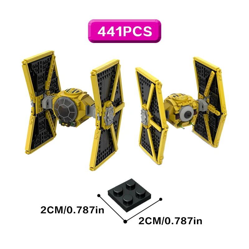 Starfighter-Modell – beliebte MOC-Bausteine zum Zusammenbauen, ideale Wahl für Halloween- und Weihnachtsgeschenke