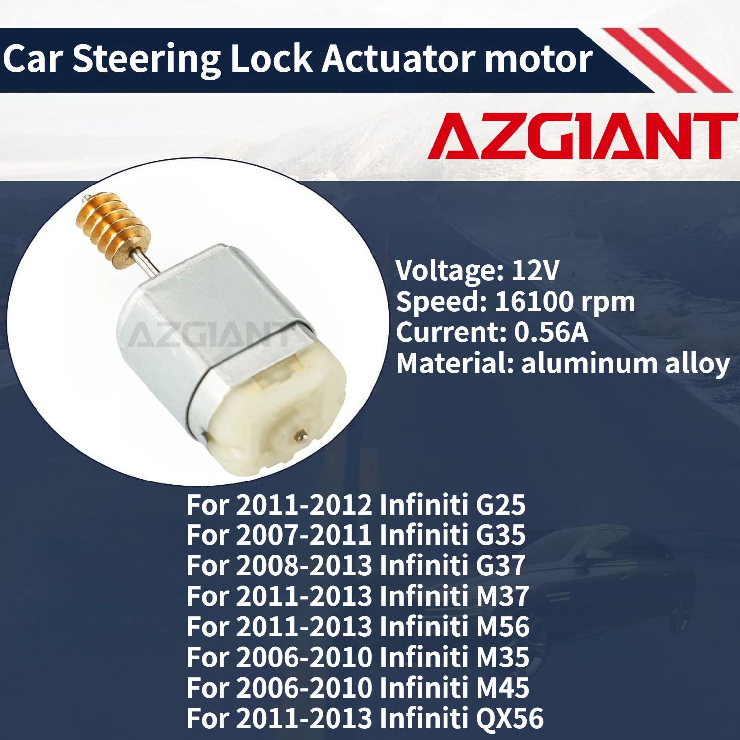 ل 2011-2012 إنفينيتي G25/G35 2007-2011 أزجيانت قفل توجيه السيارة المحرك العلامة التجارية الجديدة ، قطع غيار عالية الجودة OEM #1