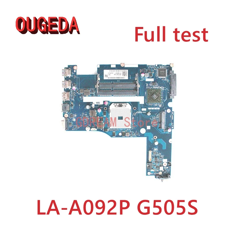 

OUGEDA VALGC_GD LA-A092P Mainboard For Lenovo G505s Laptop Motherboard socket fs1 DDR3 Full tested