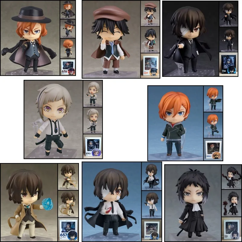 Bungo Zwerfhonden Anime 893 #   Nakajima Atsushi Dazai Osamu Edogawa Rampo Figuren Speelgoed Cartoon Model Beweegbare Pop Ornament Kerstcadeau