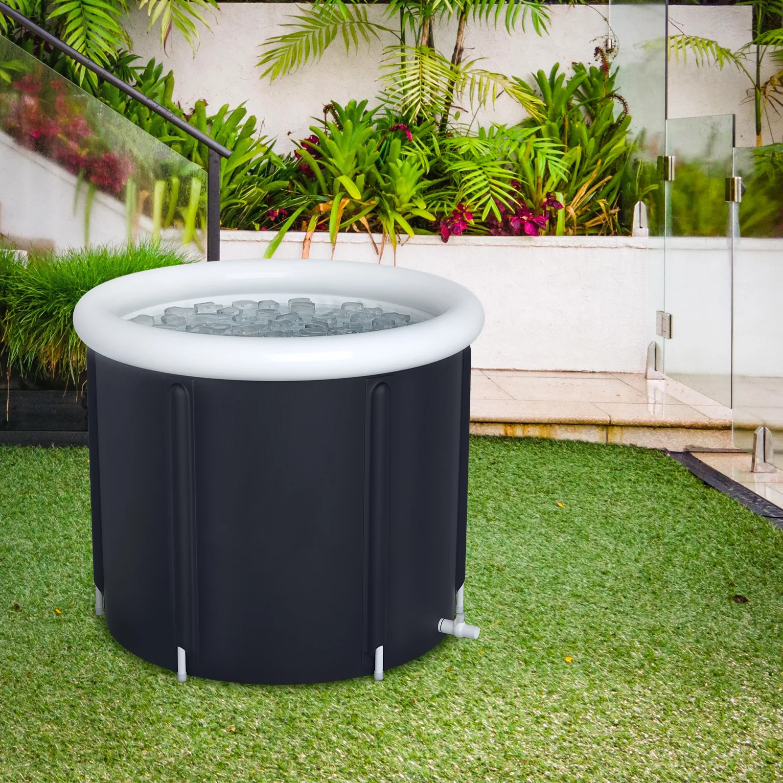 Ice Bucket Thickened Insulation Cold Invasion Bath Adult Folding  Bucket Independent