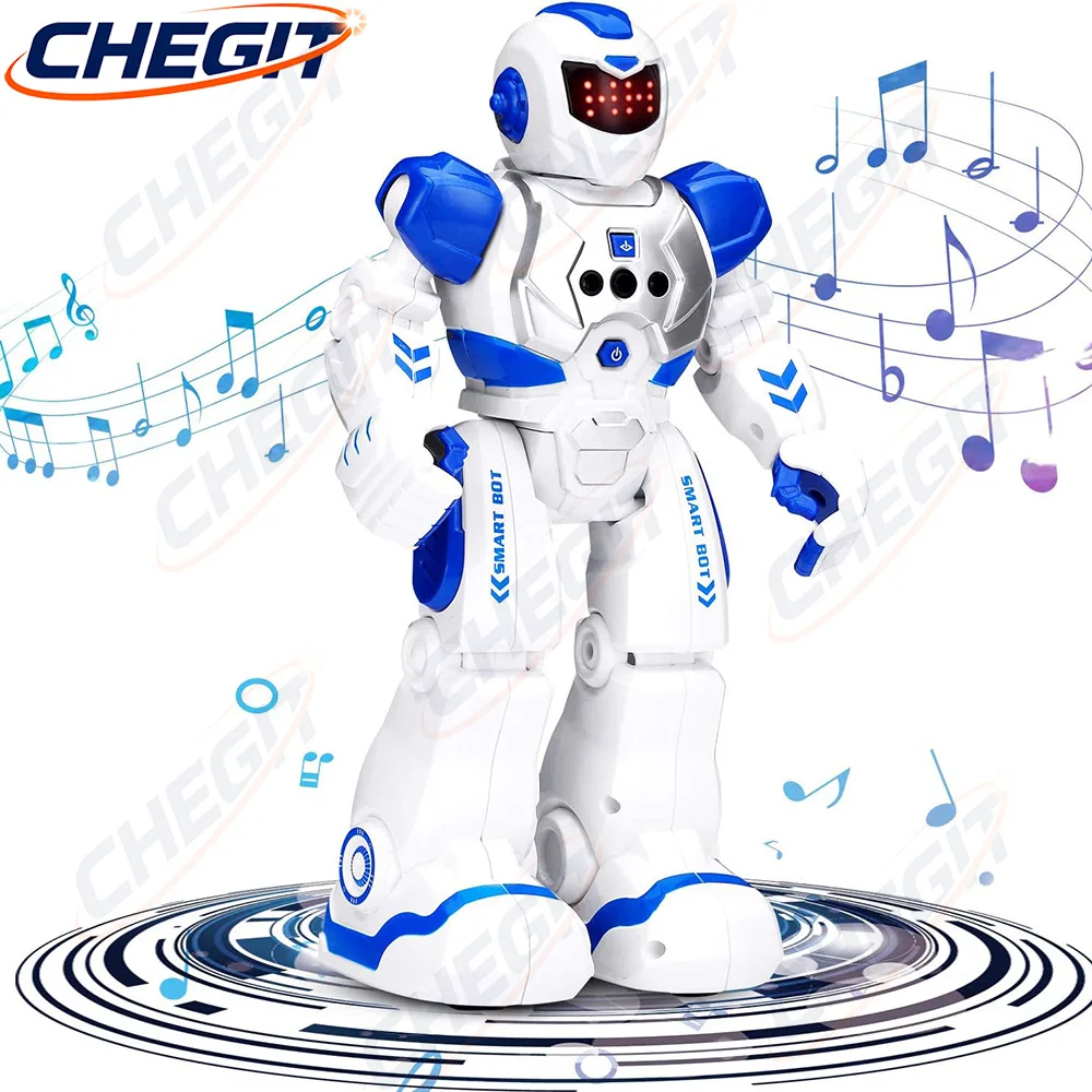 

Hot RC Robot Smart Action Walk Singing Dance Action Figure Gesture with 2.4GHz Sensing Electric Toys Gift for Children