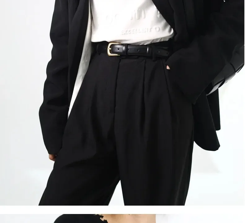 Frauen Hosen Gürtel Gürtel für Frauen Mode Luxus Designer Marke Gürtel für Jeans Pin Schnalle Schwarz Braun Taille Gürtel ZX015 – Detail 6