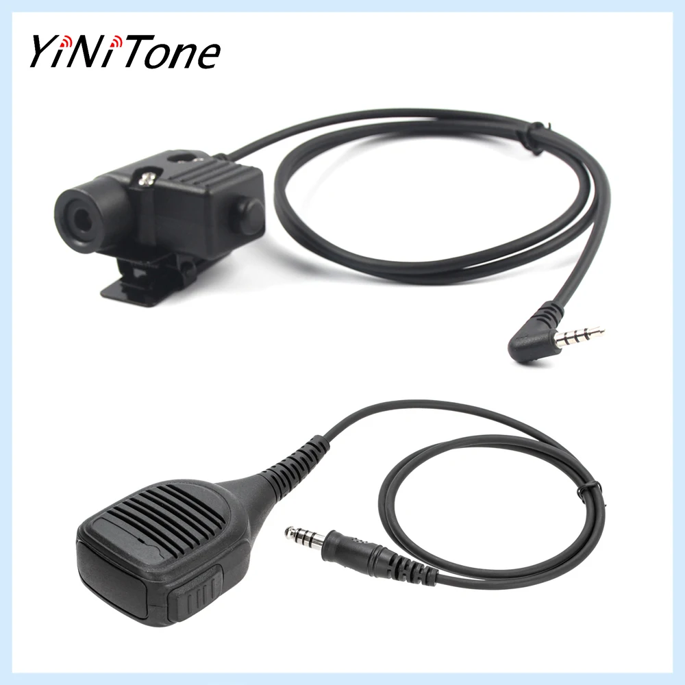 

Ham Radio 7.1mm NATO Adapter Speaker Microphone with U94 PTT For Xiaomi 1S/lite